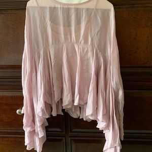 Bohemian style, made in Italy, Flowy top O/S